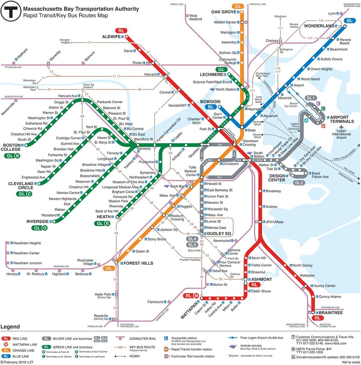 Boston metro eneo ramani